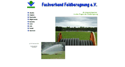 Desktop Screenshot of fachverband-feldberegnung.de